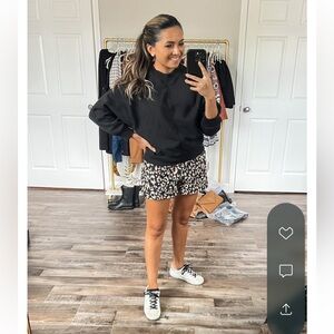 H&M animal print shirts with pockets size XS